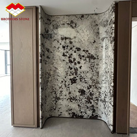 Translucide brésilien Pandora granit marbre panneau mural décor haute qualité intérieur panneaux muraux décoration de la maison