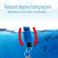 Porte-clés flottant en néoprène anti-perte avec logo personnalisé, étanche, flottant, anti-chute, pour bateau, natation, voile, surf