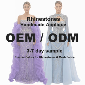 WDP-535 Nuevo Diseño <span class=keywords><strong>de</strong></span> Apliques <span class=keywords><strong>de</strong></span> Pedrería con Cristales en Forma <span class=keywords><strong>de</strong></span> Hielo para Vestidos <span class=keywords><strong>de</strong></span> <span class=keywords><strong>Fiesta</strong></span> - Product Image 3
