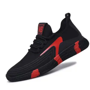 YATAI Boys black sneakers cheap comfortable running shoes wholesale