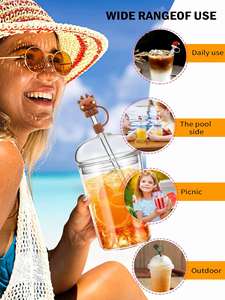 8mm 10mm Creative Glass <b>Reusable</b> Proof Dust Plug Cartoon Cover Cap Custom Silicone Christmas <b>Straw</b> Cover Topper Charms - Product Image 2