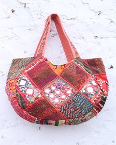 Affordable <b>Boho</b> Canvas <b>Bags</b> Hand Embroidered Banjara Shoulder <b>Bag</b> Purse Colourful Bohemian Lightweight Large Capacity - Product Image 4
