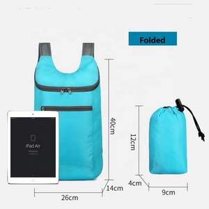 Nouveau sac à dos pliable de randonnée imperméable, ultraléger, résistant aux déchirures, avec logo personnalisé, pour le sport et les voyages en plein air - Product Image 2