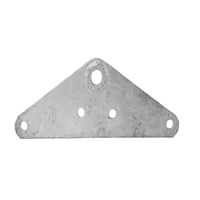 Plaque de jonction en L de type IEC, plaque de liaison en L robuste pour l'assemblage d'isolateurs de lignes de distribution