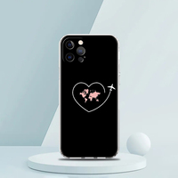 Pour iPhone 15 16 14 13 12 11 17 Pro Max Plus couverture transparente dessin animé carte du monde paysage Direction personnalisé impression UV coque de téléphone