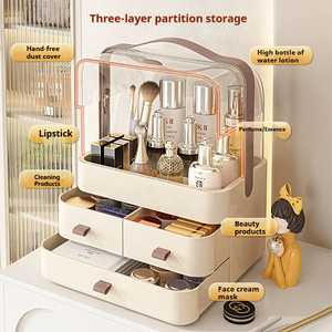 Organizador Rectangular para Maquillaje Caja de Almacenamiento de Cosméticos Contenedor de Escritorio Cajón para Productos de Belleza y Cuidado de la Piel - Product Image 5
