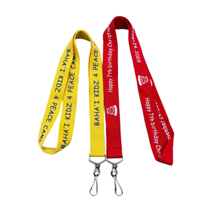 Polyester Custom Printed Hook Key Holder Lanyards Durable for Multi-Functional ID Badges & Exhibition Passes