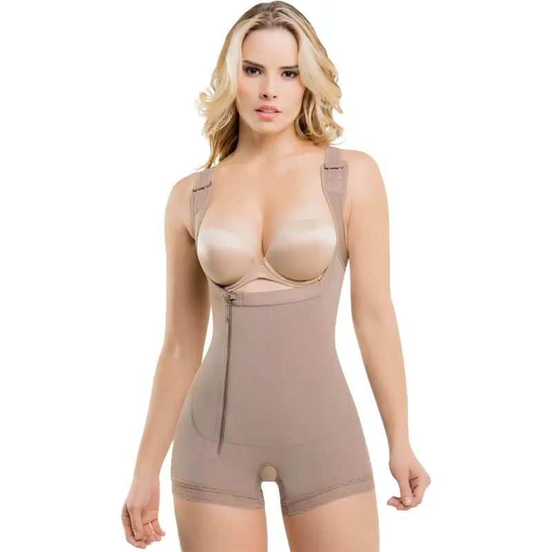 Conjunto de modelador feminino, roupa de corpo inteiro para mulheres, moletom para mulheres, collant, powernet, palco 2, viagem, busto aberto