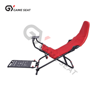 Siège de course simulé GY080 avec volant intégré, conception ODM, nouveau, pour PC, Playstation 2 3, Wii, Xbox
