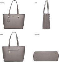 Tas tangan wanita mode diskon besar-besaran tas kulit Pu wanita harga murah tas tangan wanita Set tas tangan Pu 4 buah dalam 1 Set