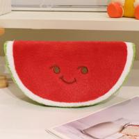 Populaire fruit knuffels, schattige avocado knuffels, superzachte groente- en paddenstoel knuffels.