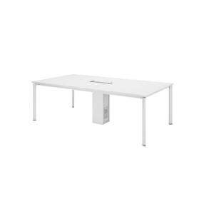 Table de conférence moderne en forme de bateau avec pieds en métal en forme de bateau pour bureau professionnel et hôtel - Product Image 1