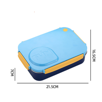 Boîte à lunch en acier inoxydable sans BPA, écologique, avec 3 compartiments et conservation de la fraîcheur, 750 ml, boîte bento pour enfants pour l'école