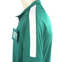 Costume d'Halloween Ensemble de vêtements de sport drame coréen Tenue de cosplay Sweat à capuche zippé Performance Wear