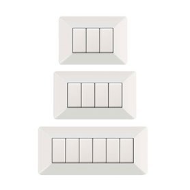 Copertura per Interruttore Bianca 'MYLIFE Q' 7 Posti - Product Image 2