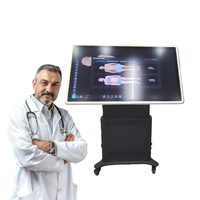 Mesa de Anatomía 3D Virtual Humana ICEN IN-Int II55 con Construcción de Vidrio y Metal para Escuelas