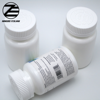 Flacon de capsules en plastique HDPE 50 pièces, conteneur vide de 100ml 120ml 150ml, pour les complément vitamines, bouteille pour emballage