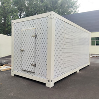 20FT 40FT Contenedor Carnicería Almacenamiento en Frío Móvil Montado Equipo de Refrigeración Congelador Mono Bloque Refrigeración