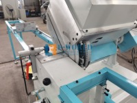 Sierra de Corte Eworld de Cabezal Único, Alimentada por Motor de Aluminio, 2.2kW, Modelo 450A 45/90, con 1 Año de Garantía para Marcos de Ventanas