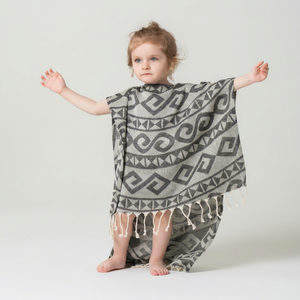 Pestemal à capuche serviette turque plage piscine Poncho pour toutes les tailles château de coton vert surfeur serviette changer de vêtements pour enfants adultes - Product Image 1