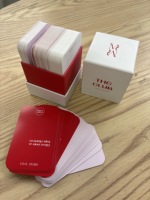 Jeu de cartes coquin pour couples vintage minuscule jeu de cartes à jouer 100