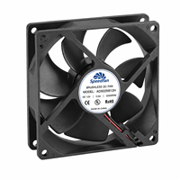 Ventilateur de refroidissement DC 92x92x25mm 12V 24V 48V, ventilateur axial sans balais pour équipement d'automatisation industrielle, machine CNC, système PLC