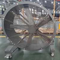 Ventilateur sur pied 1,5 m à moteur AC 220V, protection IP55, portée 30m, couverture 200, garantie 3 ans, certifié CCC - Meilleures ventes