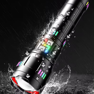 Đèn pin chiến thuật siêu sáng, tầm xa, có thể điều chỉnh độ zoom, đèn pin khẩn cấp, độ sáng cao, mạnh mẽ - Product Image 2