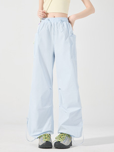 Pantalon de sport décontracté à séchage rapide pour femme, pantalon large, pantalon de parachutiste ample, pour homme, été - Product Image 1