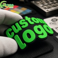 Étiquette personnalisée avec logo, étiquette souple en PVC, patchs en silicone, patch en caoutchouc de style mode pour vêtements