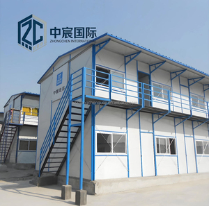 Complejo de Dormitorios Prefabricados Apilables de Dos Niveles Zhongchen con Estructura <span class=keywords><strong>Azul</strong></span>, <span class=keywords><strong>Edificio</strong></span> Modular Portátil para Construcción - Product Image 4