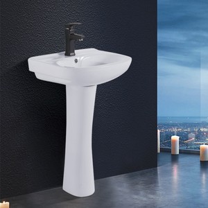 Lavabos en céramique de haute qualité, vente d'usine, salle de bain, piédestal, lavabos à shampoing - Product Image 2