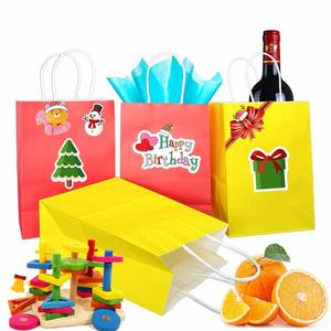 Bolsa de Compras Personalizada de Alta Calidad, Ecológica, Reciclable, de Papel Kraft, para Promoción Comercial, Exposiciones y Comida para Llevar, con Logotipo Personalizado - Product Image 3