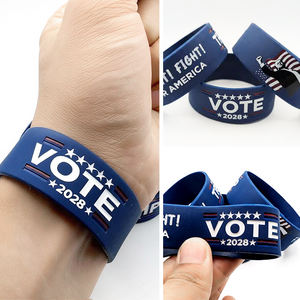 Präsident Politische Kampagne Handels kampagne Abstimmung Armbänder Silikon Amerika Wahl Abstimmung Armband - Product Image 1