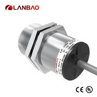Sensor Proximitas Induktif Ekonomis Lanbao, Jarak Deteksi 10mm, Pemasangan Rata, Proteksi IP67, 20-250VAC, Bersertifikasi CE