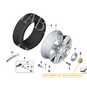 Хромированная накладка на центральную часть диска для Rolls-Royce Phantom Cullinan Ghost WRAITH DAWN - Product Image 5