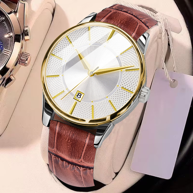 Luxury Watches for Men Big Face Stainless Steel Business Dress Analog Quartz Watch with Day Waterproof Luminous Mens Wrist Watch