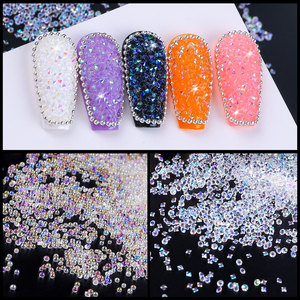 Verre AB cristal poussière Micro Zircon ongles strass bricolage beauté minuscule strass 3D gemme Micro Pixie ongles diamants - Product Image 3