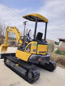 รถขุดมือสองญี่ปุ่น Komatsu PC35Mr ขนาด 3.5 ตัน รถขุดขนาดเล็ก Komatsu PC35 พร้อมหัวเจาะแบบมีหัวหนีบและหัวเบรกเกอร์ - Product Image 5