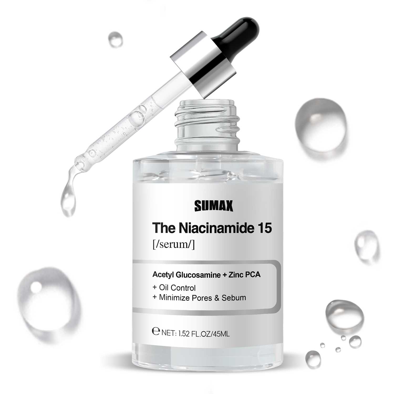 Sumax New Products 45ml Facial Niacinamide Serum Brightening and Hydrating