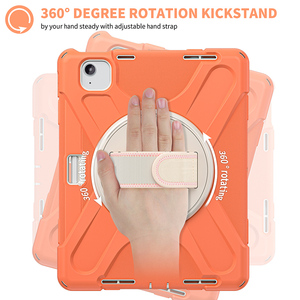 Trẻ em mới trường hợp khó khăn với xây dựng trong <span class=keywords><strong>360</strong></span> xoay đứng cho <span class=keywords><strong>iPad</strong></span> không khí 11 2024 không khí 6 máy tính bảng Rugged Silicone trường hợp - Product Image 5
