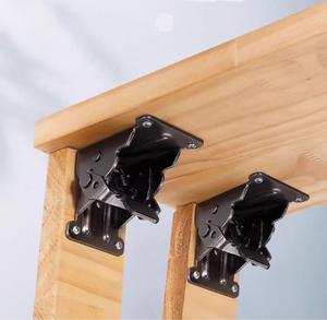 Charnières pliantes autobloquantes pour meubles, supports à ressort pour porte, table ou pied de lit, <span class=keywords><strong>charnière</strong></span> de support d'extension pliable - Product Image 5