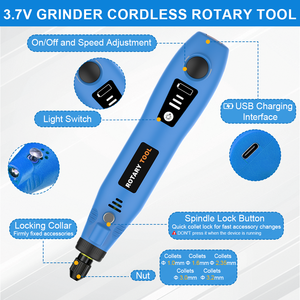 <b>Mini</b> Battery-Powered Brushless Motor 3Speed Variable DIY Power Tool for Grinding Polishing and <b>Drill</b> Holes - Product Image 3