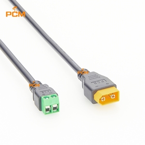 Amass XT60 Erkek - 2 Pinli Vidalı Terminal Bloğu Adaptör Kablosu 18AWG Drone Robot Pil Paketi Endüstriyel Sistem LED için - Product Image 3