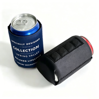Support magnétique pour canette de bière en néoprène avec logo personnalisé et aimant puissant pour cadeau promotionnel