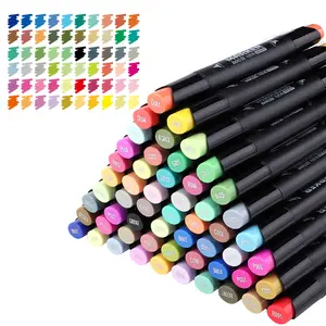 12 Colors Dual Tip Sketch Art Marker Watercolour Brush Pen Set Paint Dual Tip Markers For Diy Design Drawing Sketching