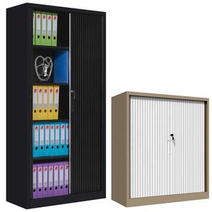 טוב למכור ב uk/בלוטת חצי גובה 35.5 "אינץ <span class=keywords><strong>tambour</strong></span> דלת ארון/מתגלגל הגשת דלת ארון - Product Image 1