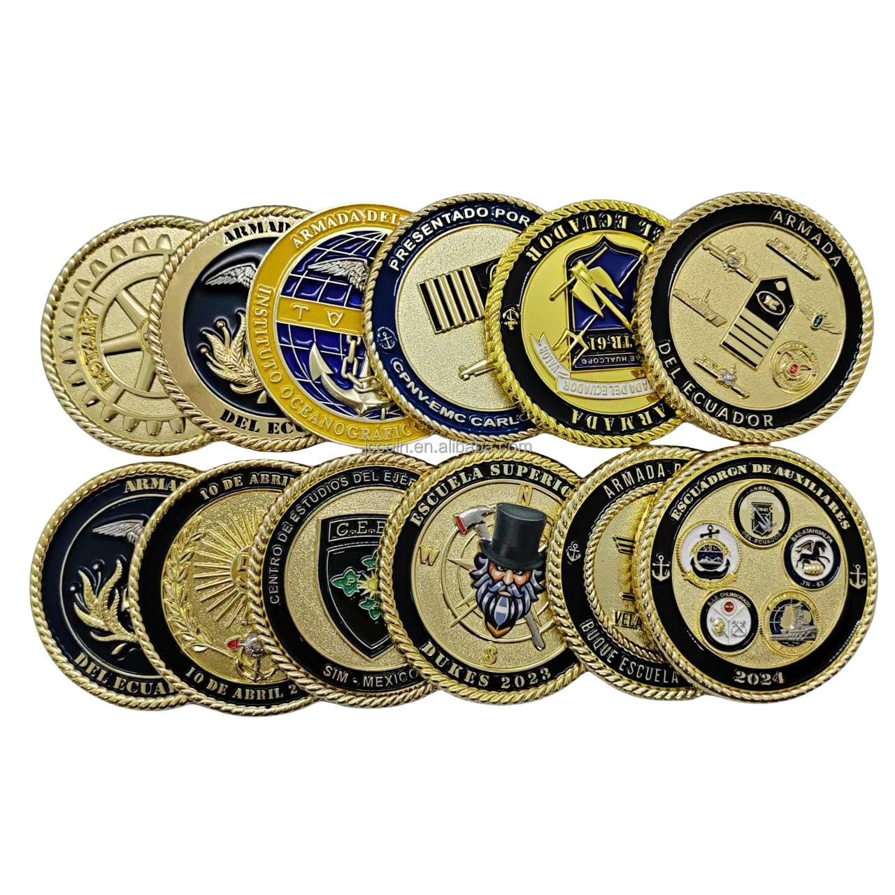 Armada Gold And Meteorite Wedding Band 1715 FLEET RING W/COA