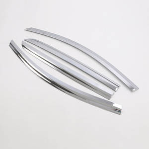 Pare-pluie WZXD, nouvelle arrivée, accessoires extérieurs pour voiture, ABS chromé de haute qualité, 2018 pour Wigo - Product Image 6