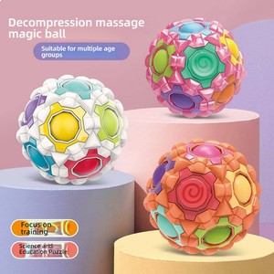 Lo más nuevo, divertido, reconocimiento rápido de Color, Bola de rompecabezas única, juego para aliviar el estrés, presionando la bola de cubo mágico, cubos antiestrés - Product Image 2